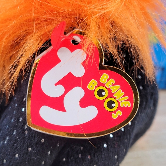 SOLD OUT - TY Beanie Boos Morticia the Black Cat 6" UltraSoft Halloween Plush - Picture 6 of 8